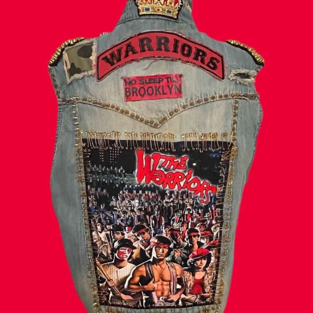 Warriors Denim Vest| Battle Jackets on SALE| Retro Jacket| Racer Jacket